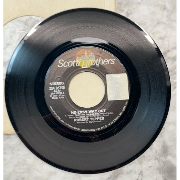 Robert Tepper No Easy Way Out / Domination 45 Rock 1985 Scotti Brothers 05750 - Picture 4 of 6